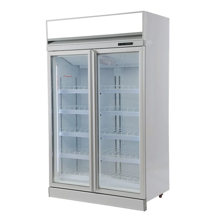 supermarket vertical beverage refrigerator